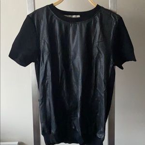 Zara knit perforated sweater